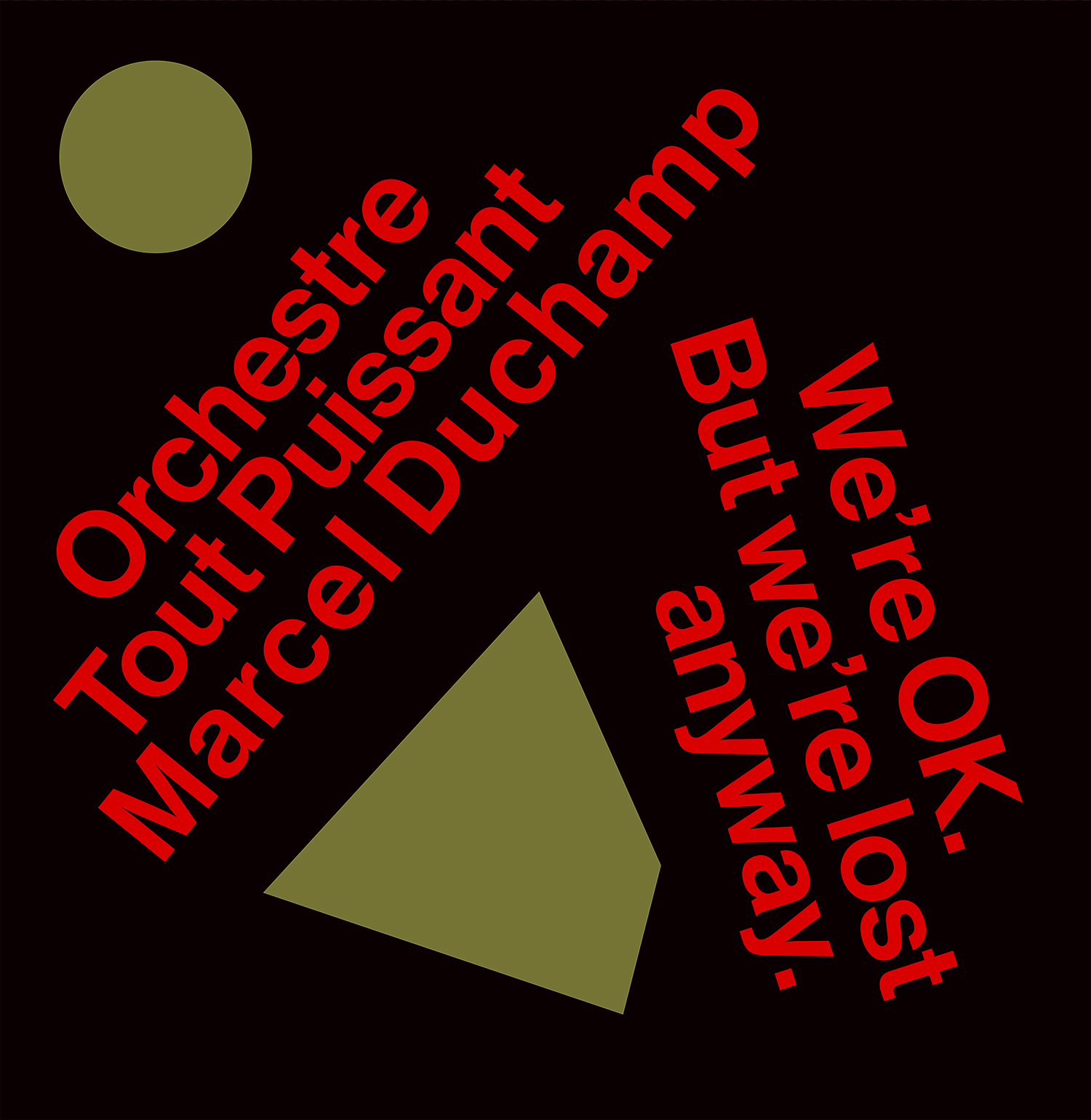 album by Orchestre Tout Puissant Marcel Duchamp